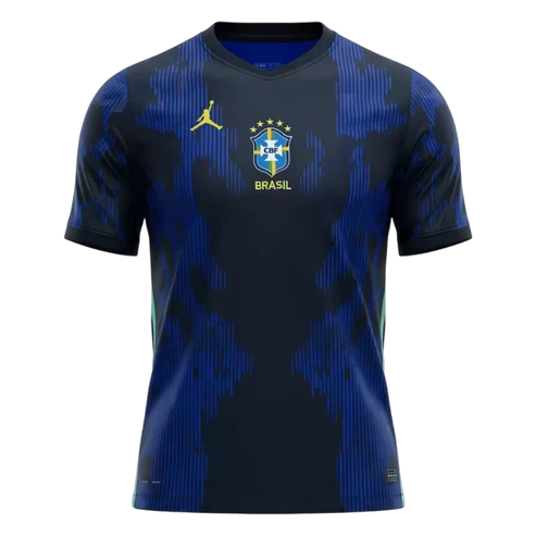 Brazil Away Blue 2026 -Jordan Fan Version World Cup 2026