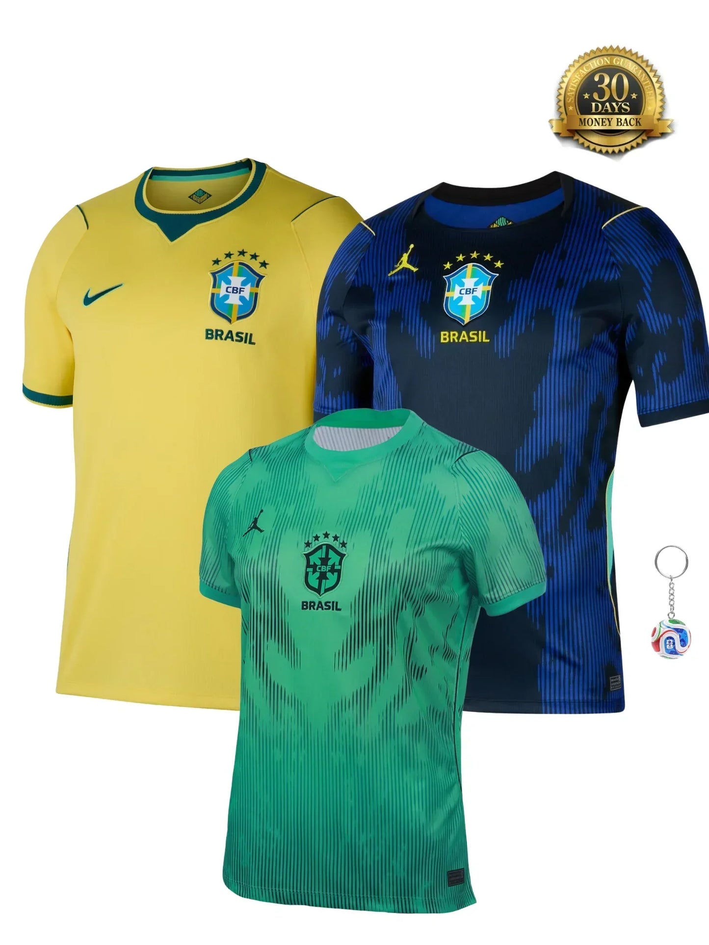 Kit Brazil Home + Away + Goalkeeper World Cup 2026