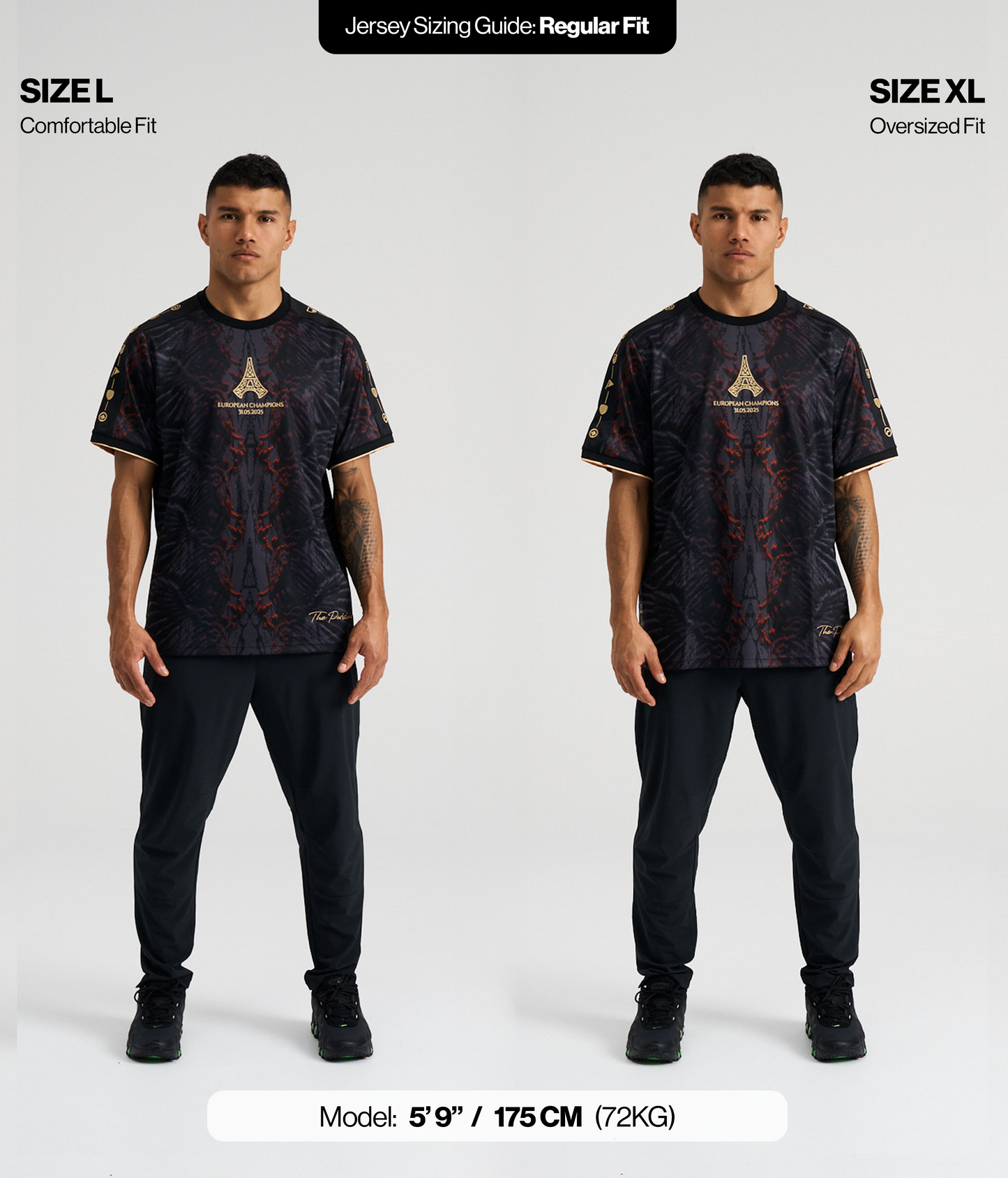 The Parisians (2025 European Champions) Jersey