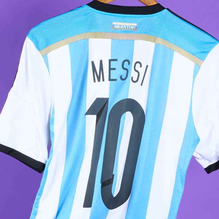 2013-15 Argentina Home Shirt Messi #10