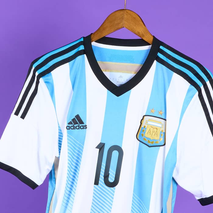2013-15 Argentina Home Shirt Messi #10
