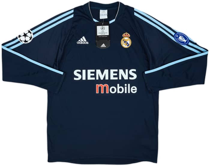 2003-04 Real Madrid Away L/S Shirt Beckham #23 (S)