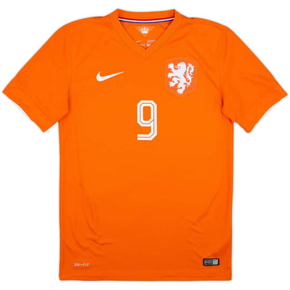 2014-15 Netherlands Home Shirt V.Persie #9