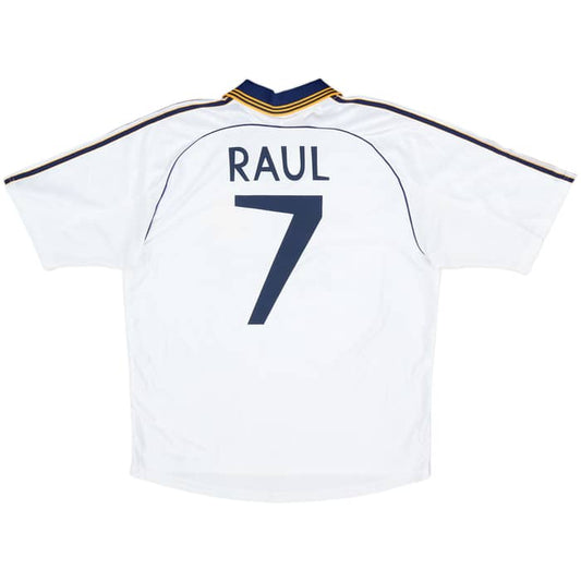 1998-00 Real Madrid Home Shirt Raul #7
