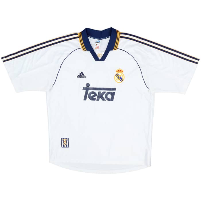 1998-00 Real Madrid Home Shirt Raul #7