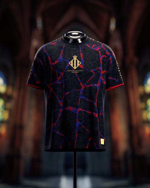 Barcelona 2026 Spanish Champions Jersey - Black
