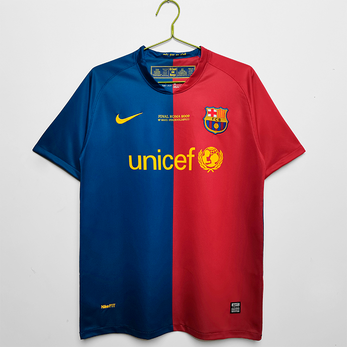 Jersey Barcelona - Men Retro 2008/09 + Parche Champions League 🎁