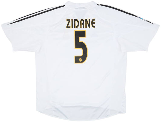 2004-05 Real Madrid Home Shirt Zidane #5