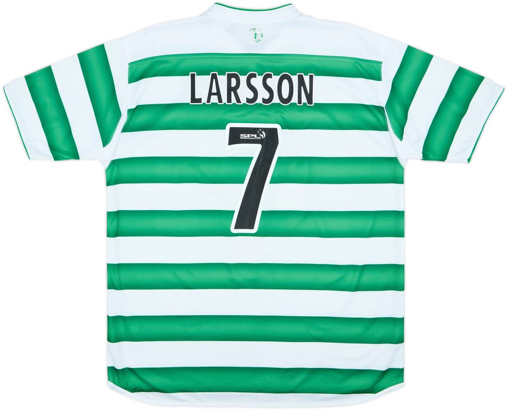 2003-04 Celtic Home Shirt Larsson #7