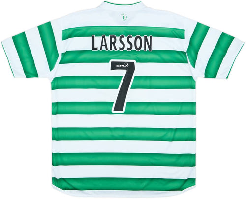 2003-04 Celtic Home Shirt Larsson #7