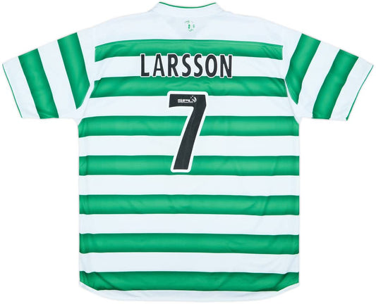 2003-04 Celtic Home Shirt Larsson #7