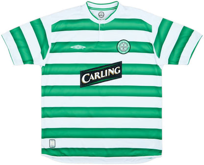 2003-04 Celtic Home Shirt Larsson #7