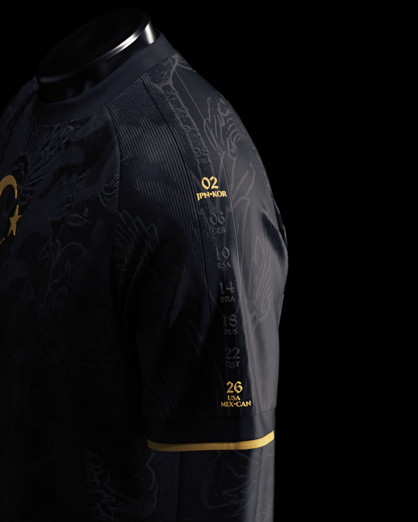 Türkiye Heritage Jersey (2026WC Edition) - Black