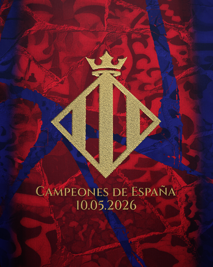 Barcelona 2026 Spanish Champions Jersey