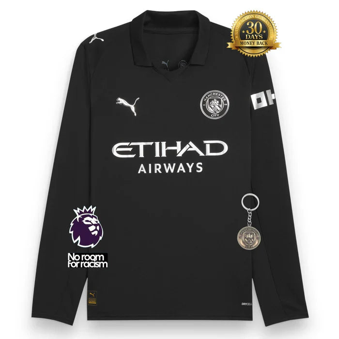 Manchester City 2025/26 - Away Jersey LONG SLEEVE