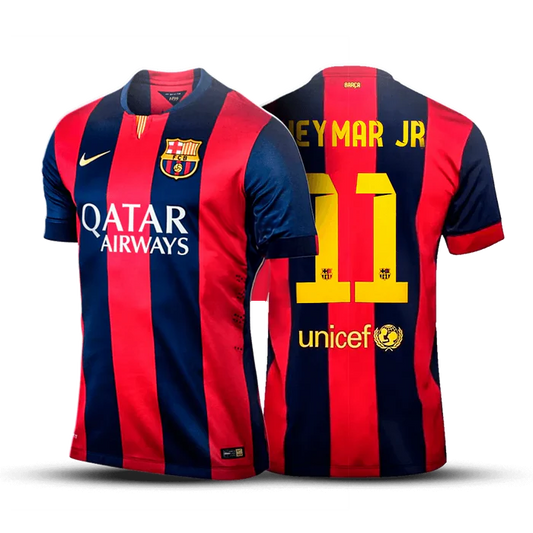 Barcelona Jersey - Primeira Kit Retro 2014/15 + 3 Gifts 🎁