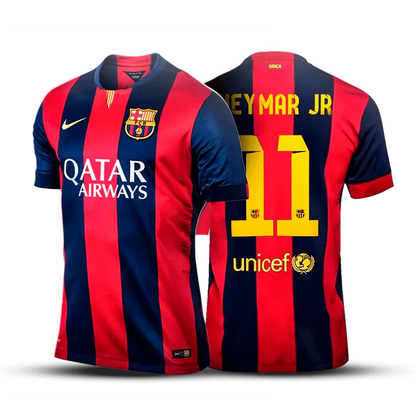 Barcelona Jersey Home Retro 2014/15 + 3 Gifts 🎁