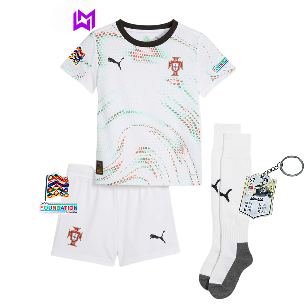Portugal Kids Away Kit 2025/26 - NEW RELEASE! 🇵🇹