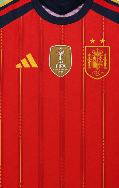 Spain Jersey - Champions 2 stars