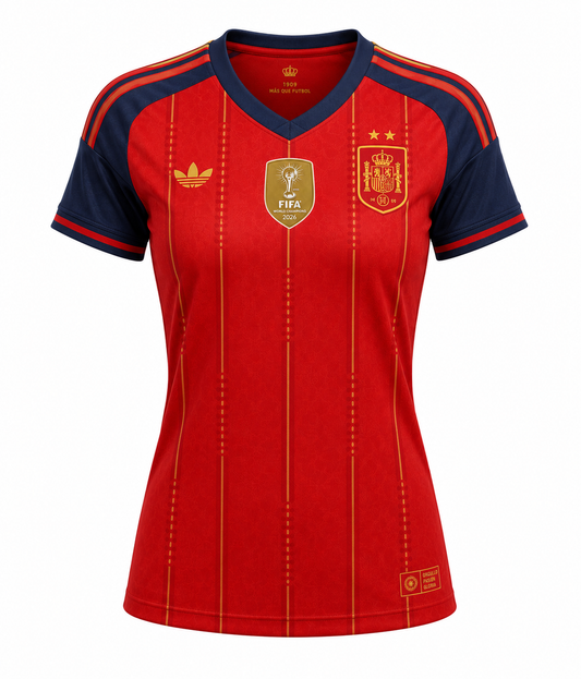 Woman Jersey Spain - Champions 2 Stars