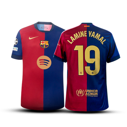 Jersey Barcelona - First Kit + Parche Champions League 🎁