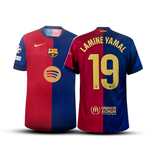 Jersey Barcelona - First Kit + Parche Champions League 🎁