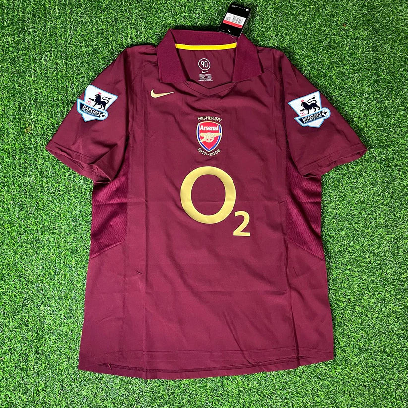 CESC FABREGAS #15 Arsenal Retro Jersey Home 2005/06