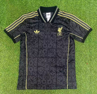 Liverpool adidas 25/26 LFSTLR Tee Black & Gold