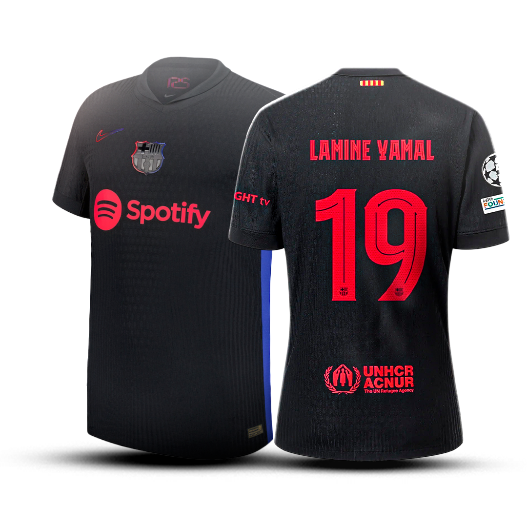 Jersey Barcelona - Second Kit + Parche Champions League 🎁