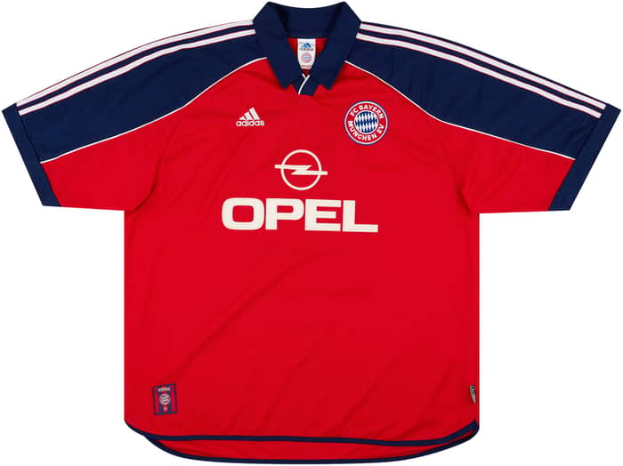 1999-01 Bayern Munich Home Shirt Elber #9