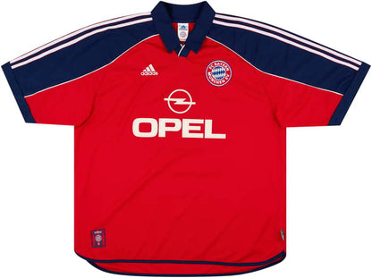 1999-01 Bayern Munich Home Shirt Elber #9
