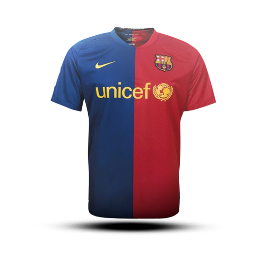 Barcelona Jersey - Men's Retro 2008/09 + Patch Champions League 🎁
