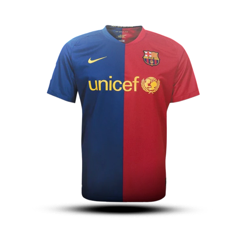 Jersey Barcelona - Men Retro 2008/09 + Parche Champions League 🎁