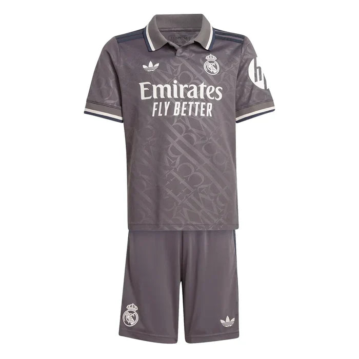 Kids Real Madrid Kit Third Kit 2024/25 + 3 GIFTS 🎁