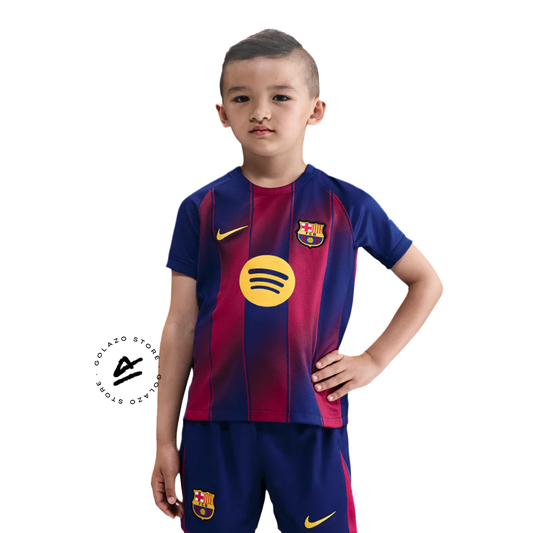 Kit Kids Barcelona First Kit 2025/26 + 3 Gifts 🎁