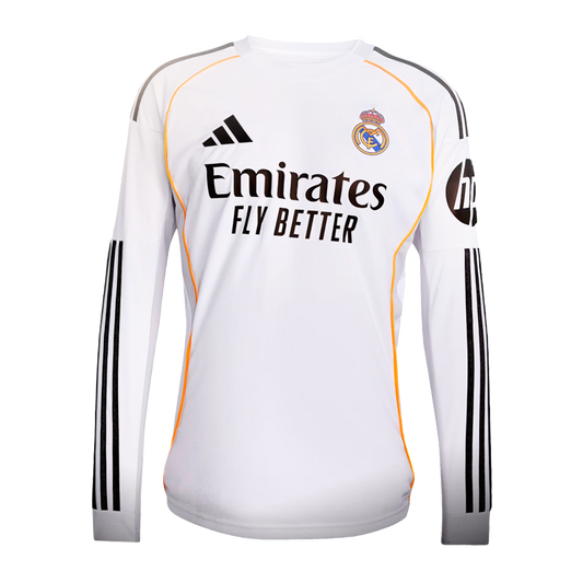Jersey Real Madrid - First Kit - 2025/26 - Long Sleeve