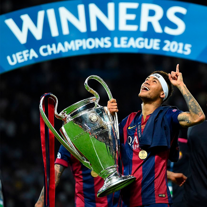 Barcelona Jersey Home Retro 2014/15 + 3 Gifts 🎁