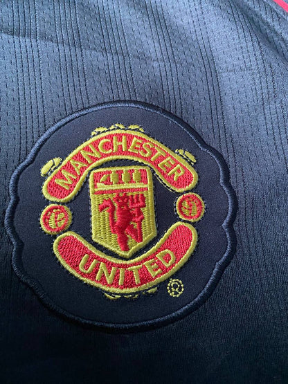 Ronaldo #7 Manchester United Retro Away Jersey 2007/08 - Long Sleeve