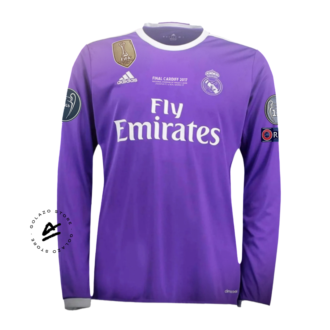 Real Madrid Jersey Retro - 2016/17 + Patch Champions League + Mundial