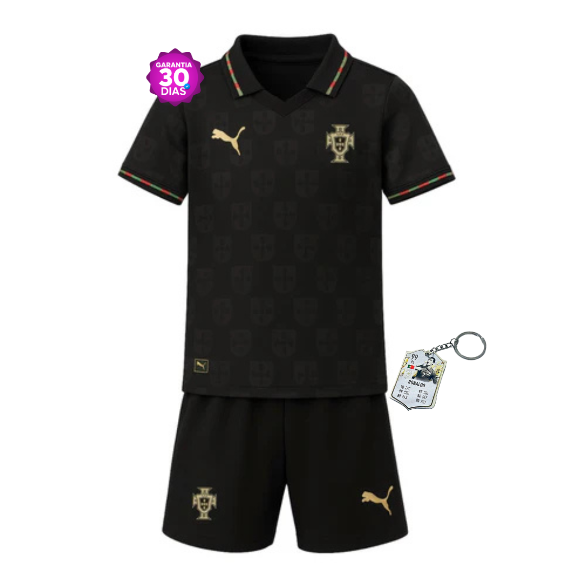 Kids Portugal National Team Special Edition Pantera Black Black 2025/26