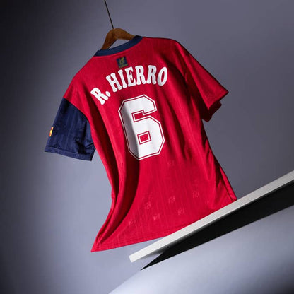 1996-98 Spain Home Shirt R.Hierro #6