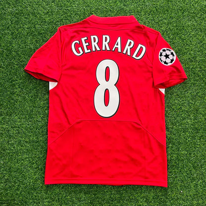 Liverpool 2005 Champions League Final Red Retro Jersey