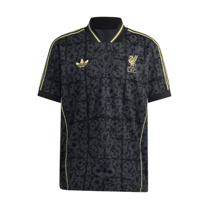 Liverpool adidas 25/26 LFSTLR Tee Black & Gold