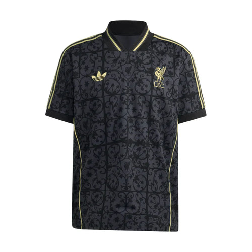 Liverpool adidas 25/26 LFSTLR Tee Black & Gold