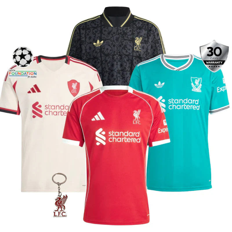 COMBO Liverpool 2025/26 + LFSTLR Jersey + Free Shipping Worldwide