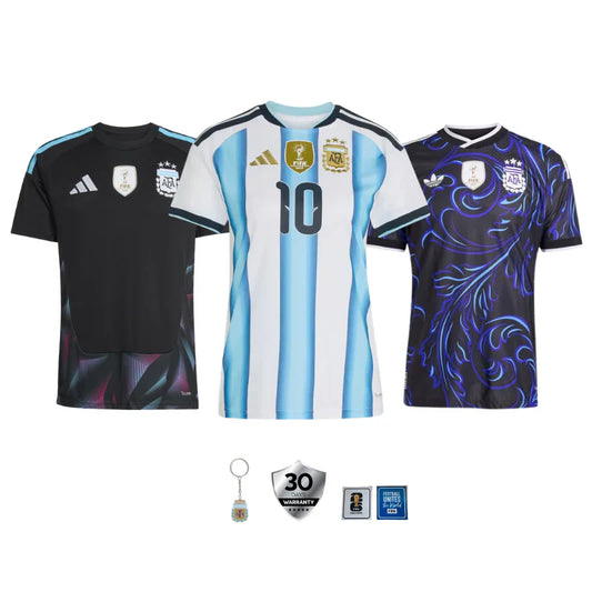 COMBO Argentina Home, Away and Goalkeeper WorldCup 2026